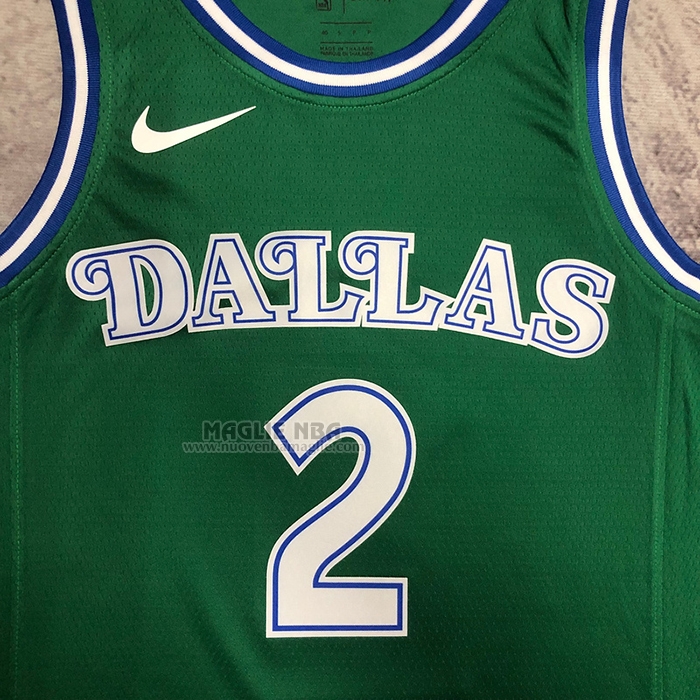 Maglia
 Kyrie Irving NO 2 Dallas Mavericks Hardwood Classics 2022-23 Verde
